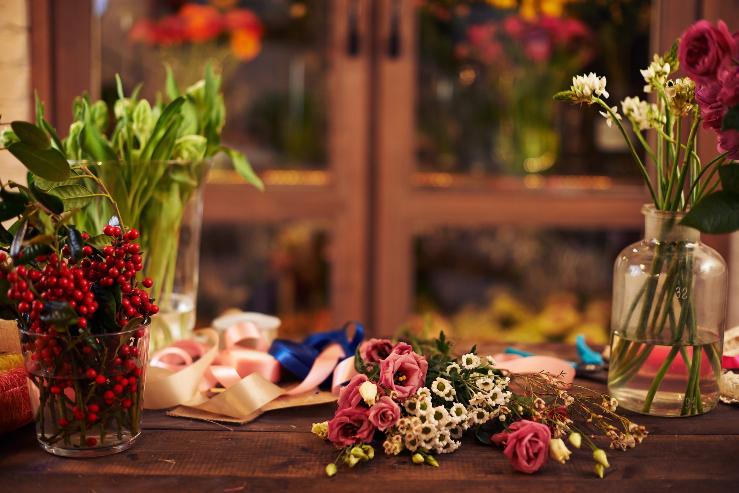 Workplace of decorator