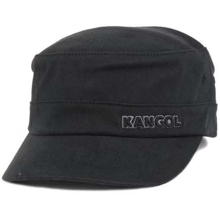 Cotton Twill Army Cap Black Flexfit - Kan