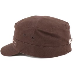Cotton Twill Army Cap Brown Flexfit - Kangol
