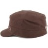 Cotton Twill Army Cap Brown Flexfit - Kangol