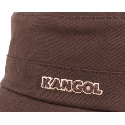 Cotton Twill Army Cap Brown Flexfit - Kangol
