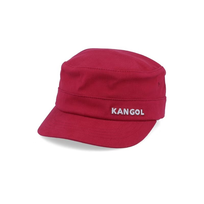 Cotton Twill Army Cap Red Flexfit - Kangol