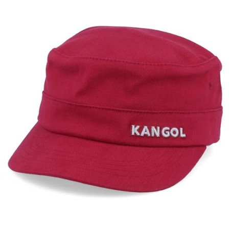 Cotton Twill Army Cap Red Flexfit - Kangol