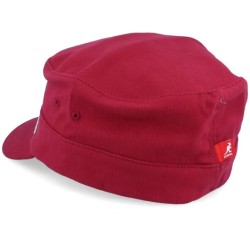 Cotton Twill Army Cap Red Flexfit - Kangol