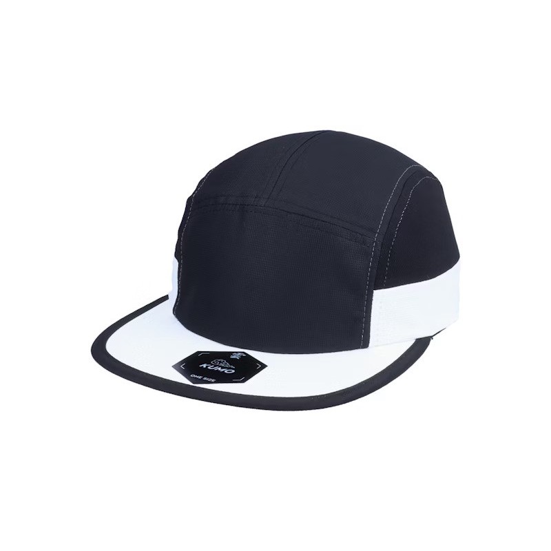 Cloudfit Black/White 5-Panel - Kumo