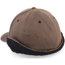 Oil Cotton Sherpa Lining Brown Earflap - John Deere