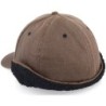 Oil Cotton Sherpa Lining Brown Earflap - John Deere