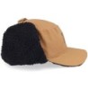 Cotton/Faux Fur Lining Hat Coyote Brown Earflap - John Deere