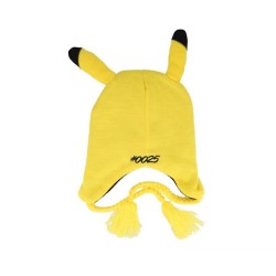 Pokémon Novelty Pikachu Knitted Sherpa Earflap Beanie - Difuzed