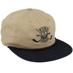 Pins & Stripes Logo Rope Khaki/Black Snapback - Pins & Stripes