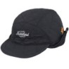 Kiruna Quilted Cap Black Earflap – SQRTN