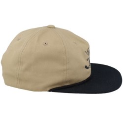 Pins & Stripes Logo Rope Khaki/Black Snapback - Pins & Stripes