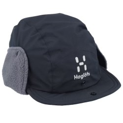 Mountain Cap True Black/Magnetite Ear Flap 5-Panel – Haglöfs