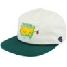 Hackers Golf Logo Rope Ivory/Green Snapback - Pins & Stripes