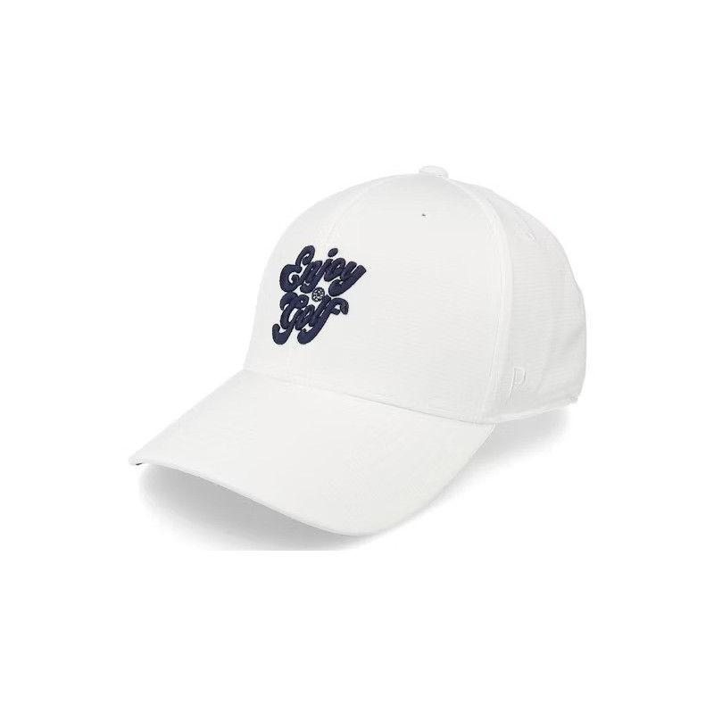 Enjoy Golf Responsibly White Glow/Navy Blazer Adjustable - Puma