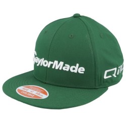 Tour Flatbill Green/White Snapback - Taylor Made
