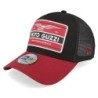 Moto Guzzi Graphic Patch Black/Scarlet A-frame Trucker - New Era