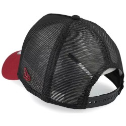 Moto Guzzi Graphic Patch Black/Scarlet A-frame Trucker - New Era