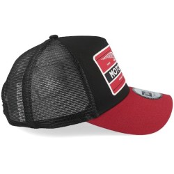Moto Guzzi Graphic Patch Black/Scarlet A-frame Trucker - New Era
