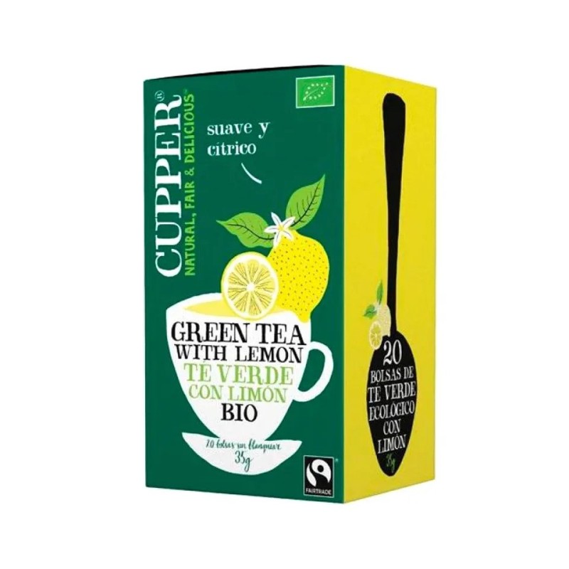 Green Tea Lime & Ginger Bio 20uds Cupper