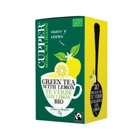 Green Tea Lime & Ginger Bio 20uds Cupper
