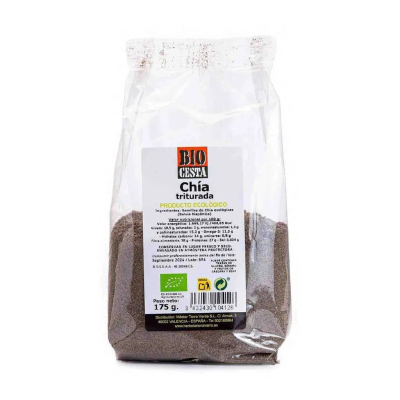 Semilla de chía triturada 175g Bio Cesta