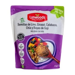 Semillas de Lino, Girasol, Calabaza, Chía y Bayas de Goji 425g Linwoods