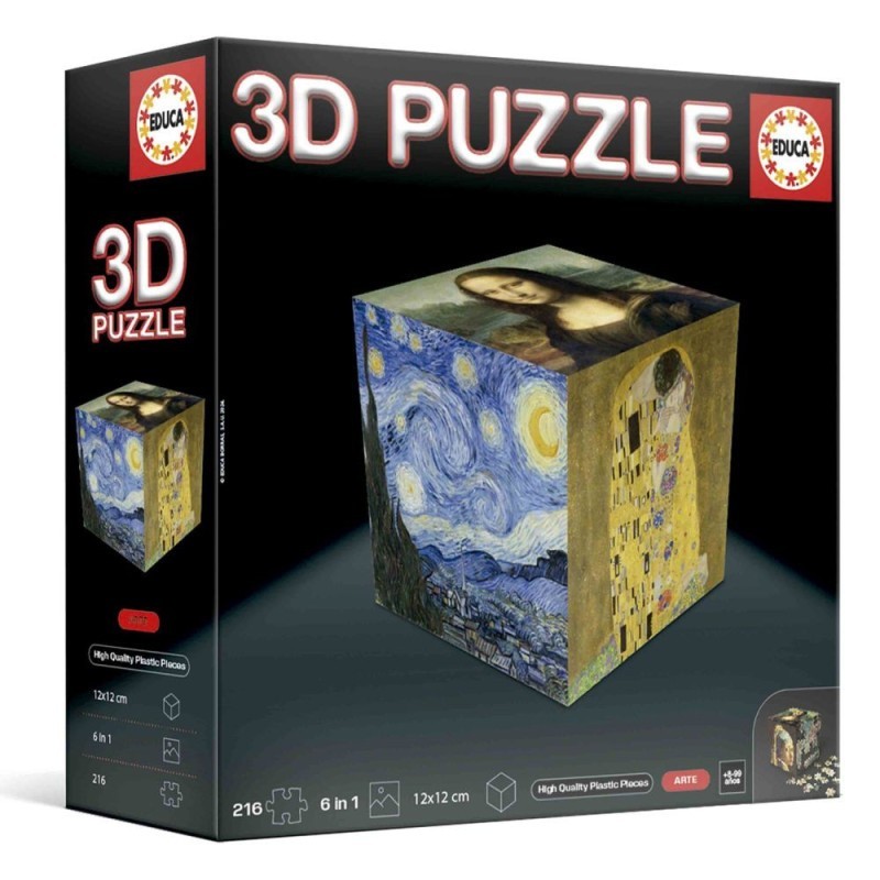 Educa Puzzle 3D Cube 1 Arte – 20123