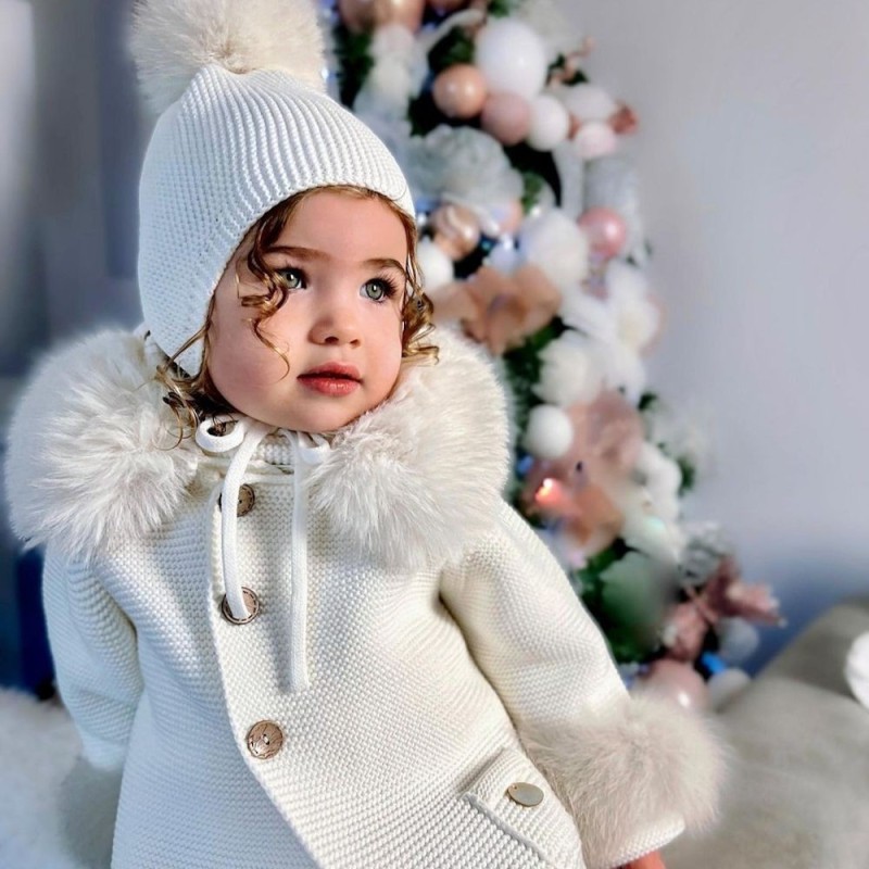 Trenka Luxury Pelo Natural PANGASA BABY Marfil