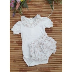 A Conjunto body y braguita estampada R301028