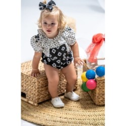 A Conjunto niña rombitos negro JV R240252