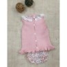 Conjunto bebé / niña flores dos piezas R300957