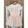 Conjunto niña Falda peto vichy colección Africa R240539