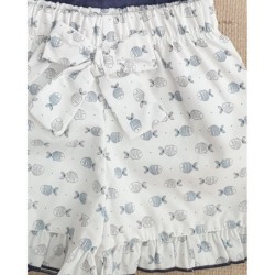 Conjunto niña Short peces + Blusa R240529