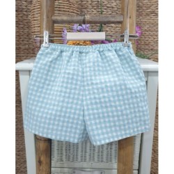 Conjunto niña short vichy colección Asia R240543