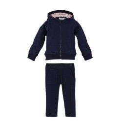 Miranda chandal Infantil Marino Capucha Corazón Estrellas Aplicación 0632