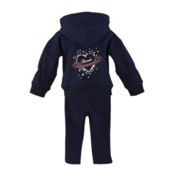 Miranda chandal Infantil Marino Capucha Corazón Estrellas Aplicación 0632