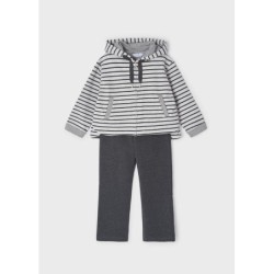 Mayoral chándal a rayas para niña 12-04859-064 plomo vig