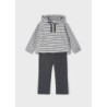 Mayoral chándal a rayas para niña 12-04859-064 plomo vig