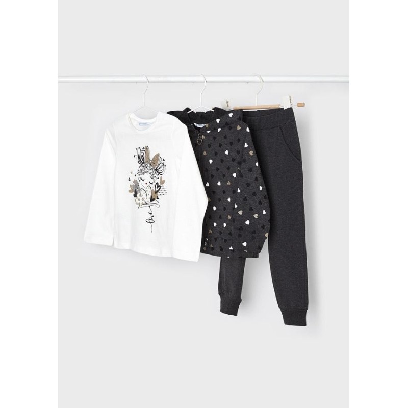 Mayoral chandal 3 piezas 13-04863-028 Plomo