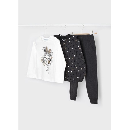 Mayoral chandal 3 piezas 13-04863-028 Plomo