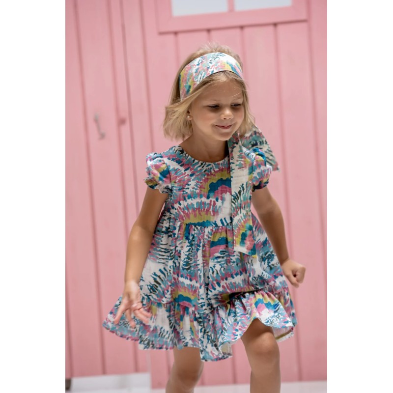 Vestido de niña estampado