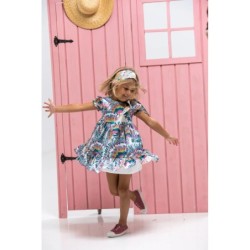 Vestido de niña estampado