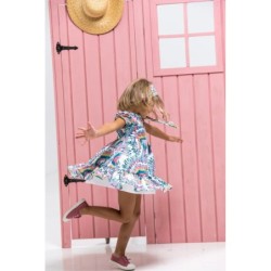 Vestido de niña estampado