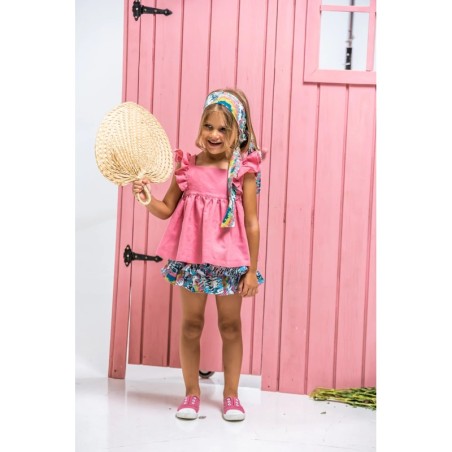 Blusa de niña rosa