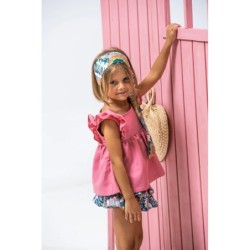 Blusa de niña rosa
