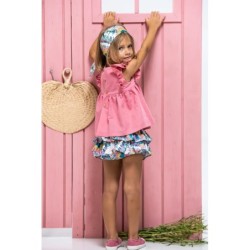 Blusa de niña rosa