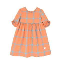 Vestido de niña cuadros