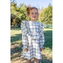 Vestido de niña crudo