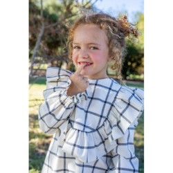 Vestido de niña crudo